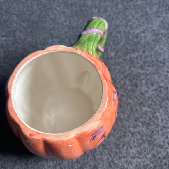 Holiday Home Coffee Mug Pumpkin Jack-O-Lantern 3D Design Halloween Ceramic CSC - Picture 9 of 9